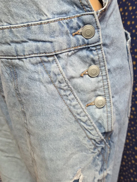 **Celebrity Pink Light Blue Denim Piece** - Picture 8 of 10